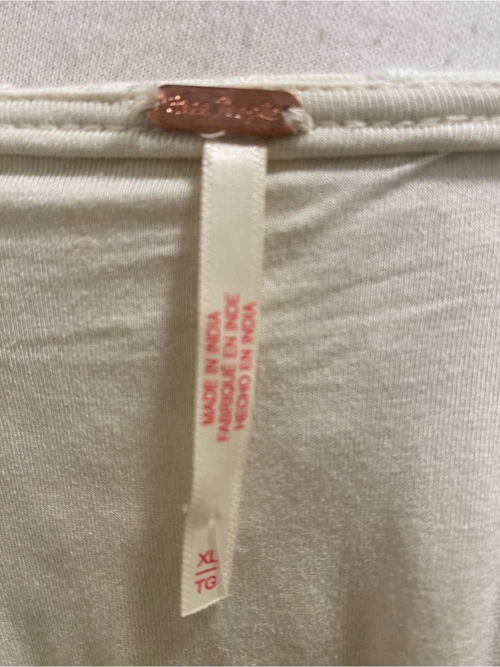 Free People Cream Eventide Open-Back Eyelet Midi Dress - Size XL - NEW - Picture 13 of 13
